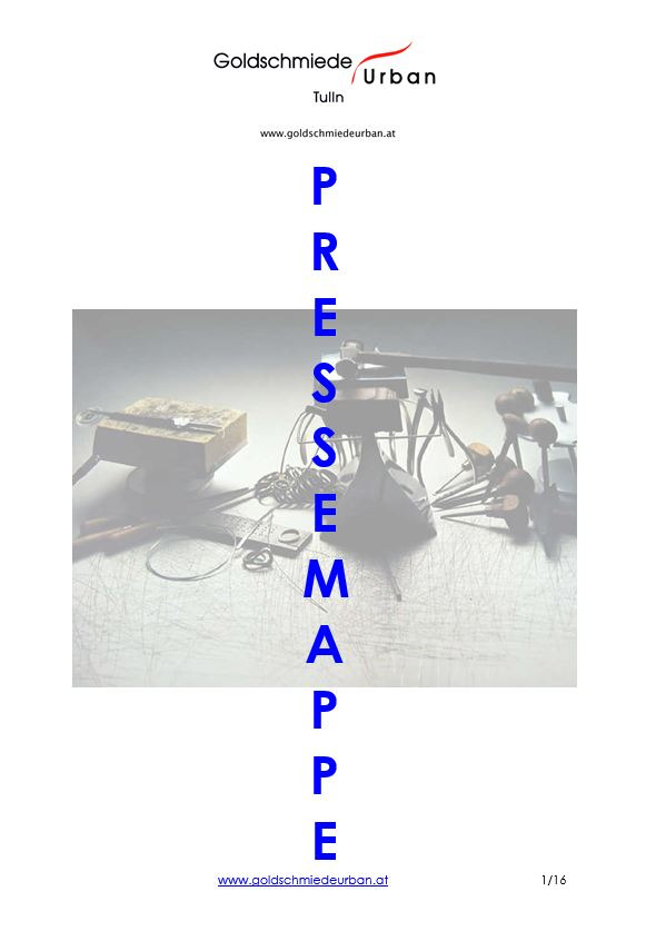 Vorschaubild zur Pressemappe der Goldschmiede Urban