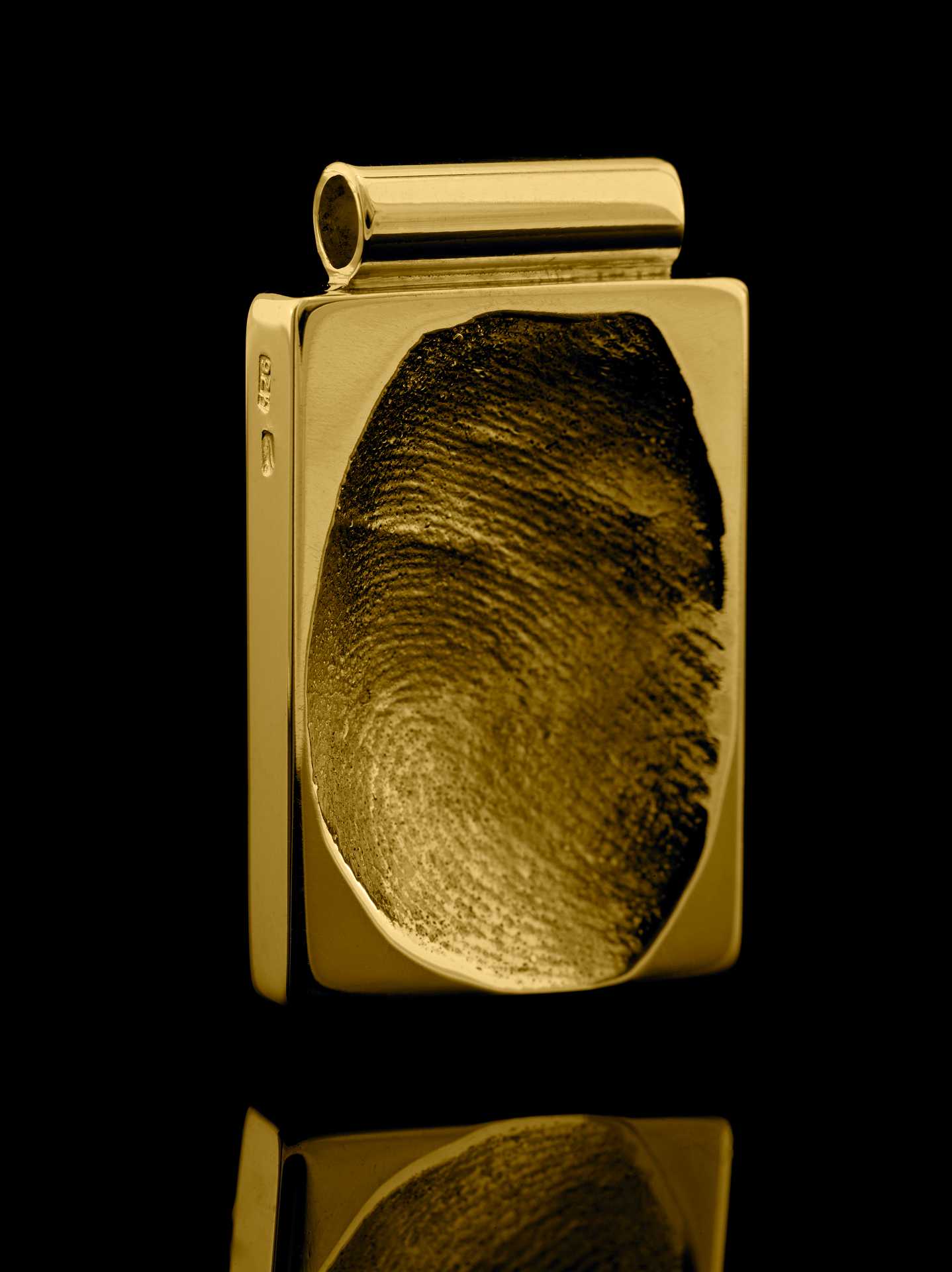 Massivblock als Fingerprint